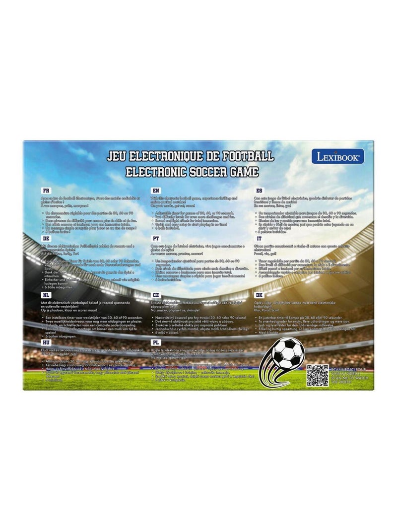 Gioco di calcio elettronico con luci e suoni per 2 giocatori Blu - Kiabi