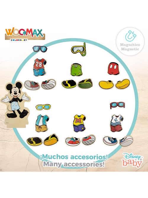 Gioco di vestire magnetico Disney WOOMAX - Kiabi