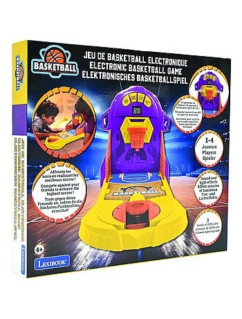 Gioco elettronico di basket con luci e suoni