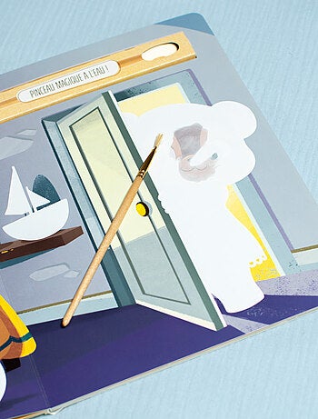 Gioco per bambini pittura magica fattoria | Sassi Junior