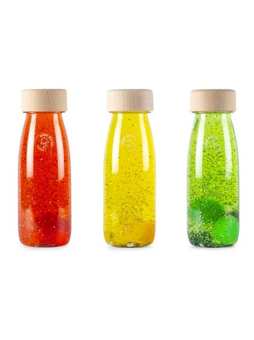 Gioco per neonati set da 3 bottiglie sensoriali | Petit Boum - Kiabi