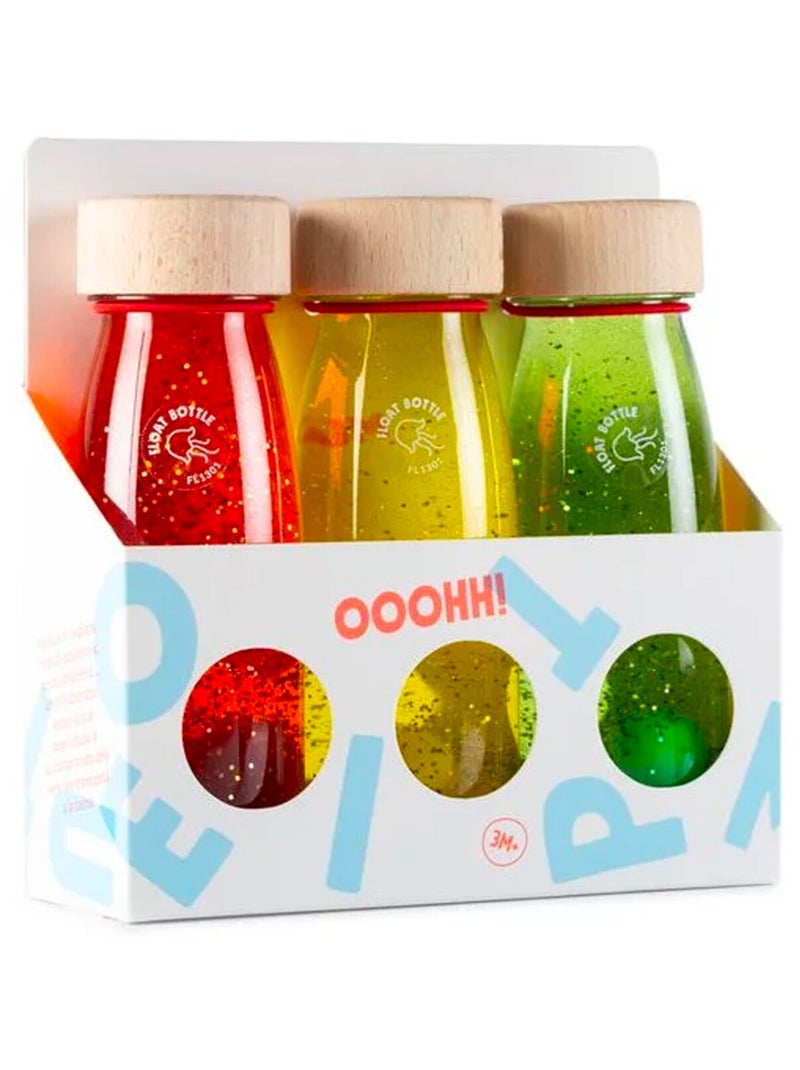 Gioco per neonati set da 3 bottiglie sensoriali | petit boum | petit boum Multicolore - Kiabi