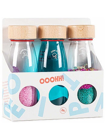 Gioco per neonati set da 3 bottiglie sensoriali | Petit Boum