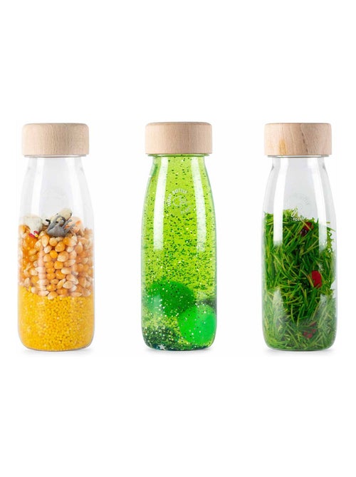 Gioco per neonati set da 3 bottiglie sensoriali | Petit Boum - Kiabi