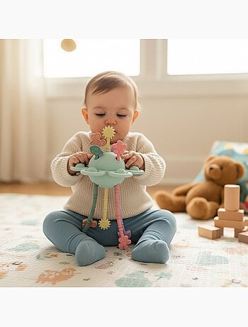 Gioco sensoriale in silicone per neonati tema giardino | little l | little l