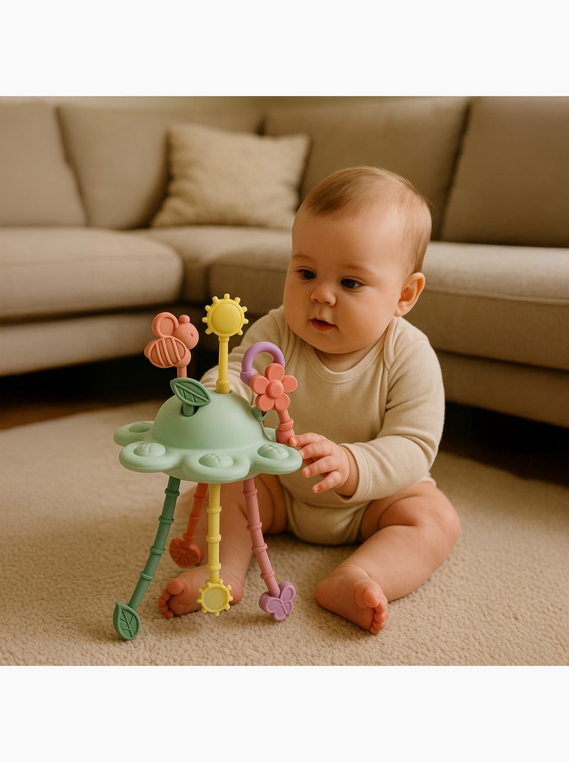 Gioco sensoriale in silicone per neonati tema giardino | little l | little l Verde - Kiabi