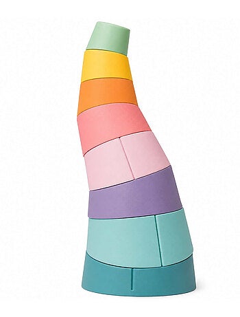 Gioco sensoriale piramide impilabile in silicone | oppi® | oppi®