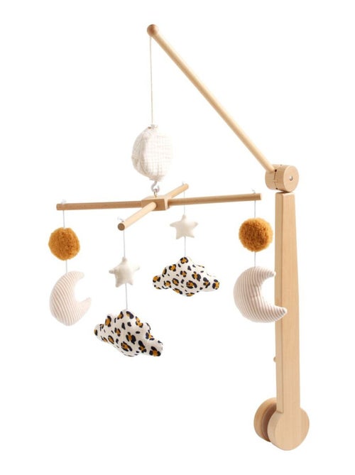 Giostrina musicale in legno con 4 giochi - SAUTHON - Kiabi