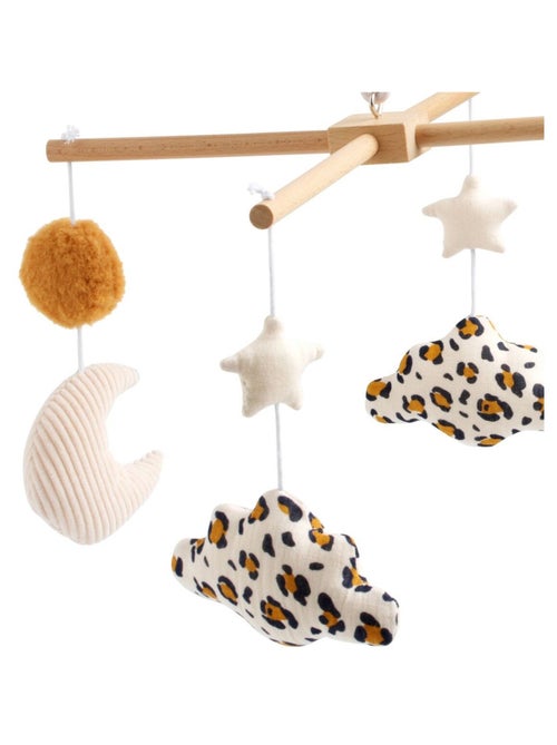 Giostrina musicale in legno con 4 giochi - SAUTHON - Kiabi