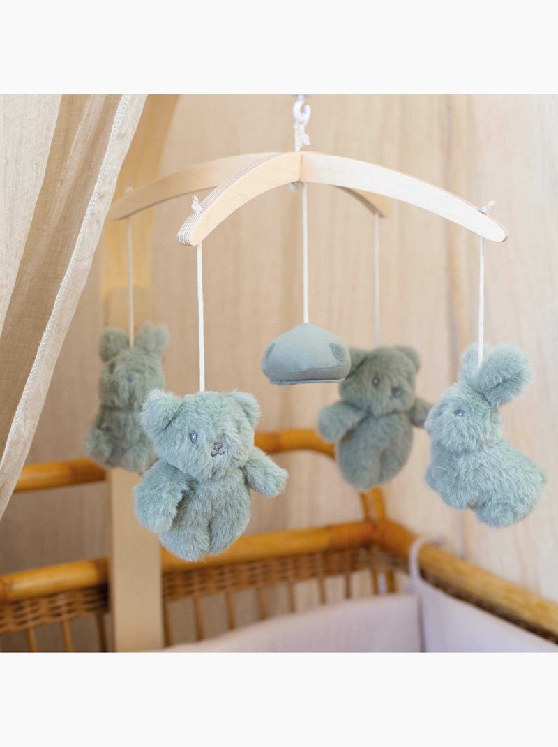 Giostrina musicale in legno per neonato Verde - Kiabi