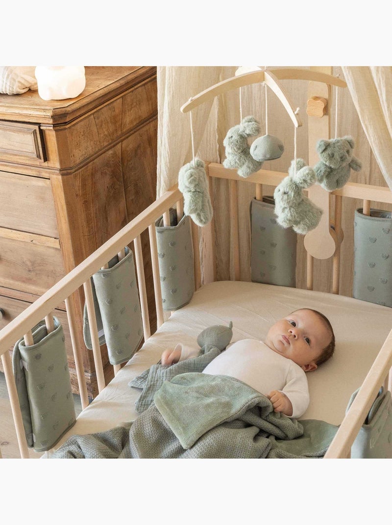 Giostrina musicale in legno per neonato Verde - Kiabi