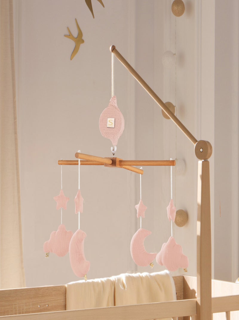 Giostrina musicale per bambini in legno con 4 - SAUTHON Rosa - Kiabi