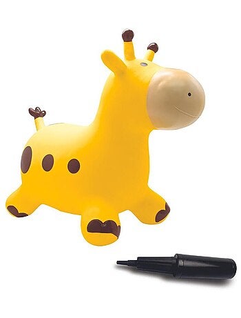 Giraffa gonfiabile che salta