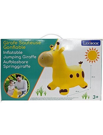 Giraffa gonfiabile che salta