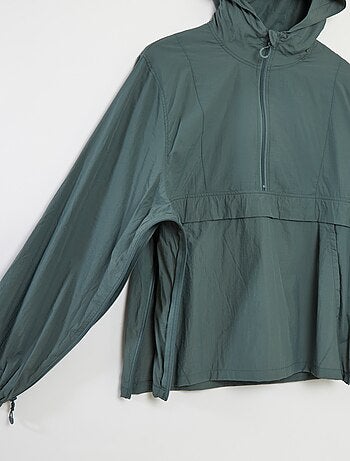 Giubbotto antipioggia con cappuccio - collezione facile da indossare