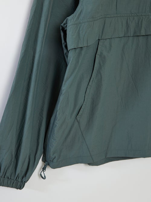 Giubbotto antipioggia con cappuccio - collezione facile da indossare - Kiabi