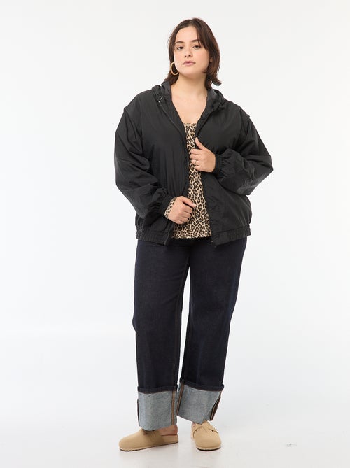 Giubbotto antivento impermeabile con cappuccio - Kiabi