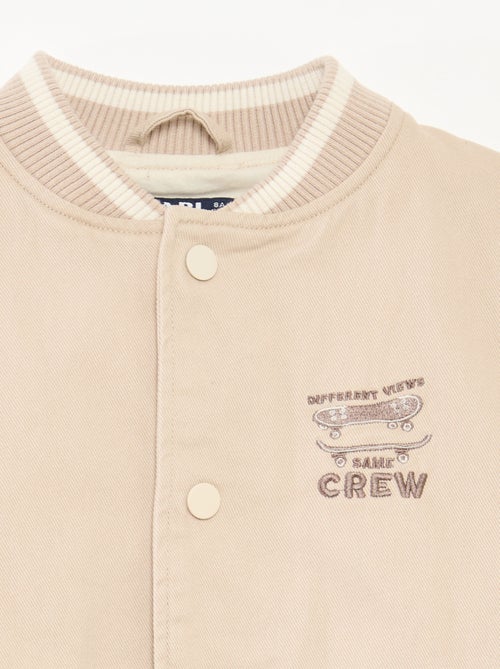 Giubbotto aviatore in cotone - Kiabi