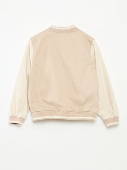 Giubbotto aviatore in cotone - Kiabi