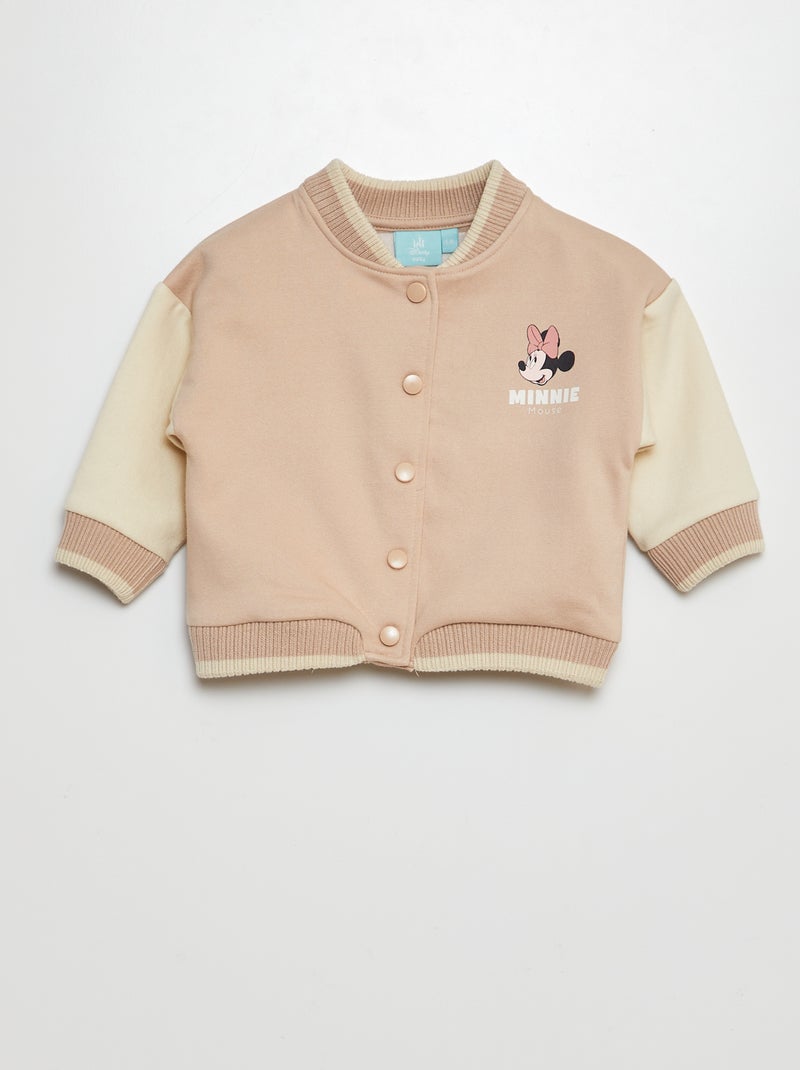 Giubbotto bicolore in tessuto felpato 'Disney' BEIGE - Kiabi