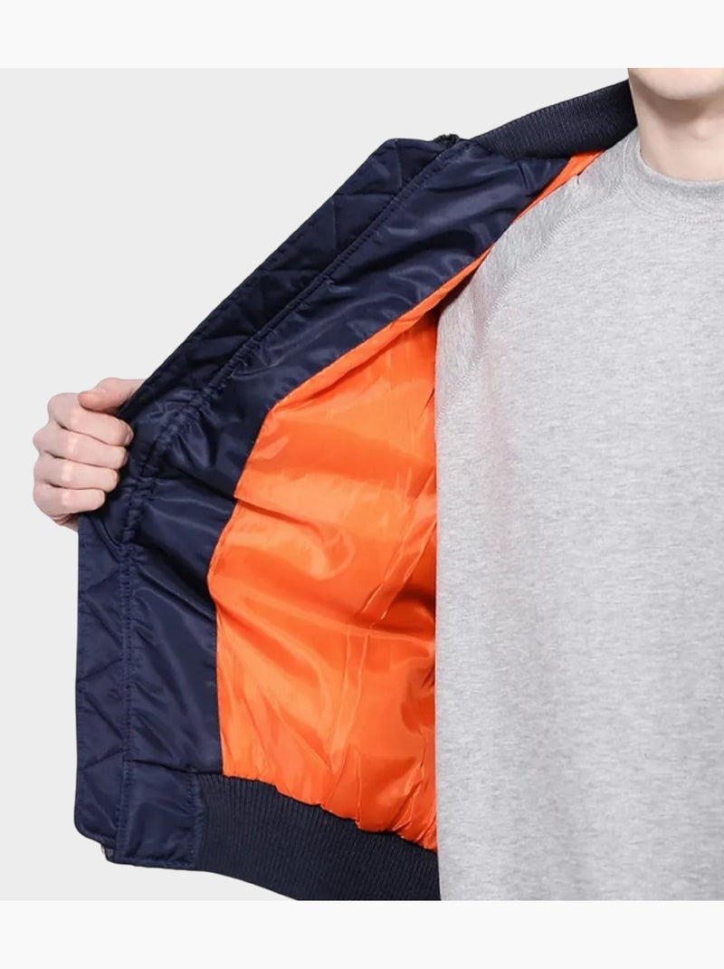 Giubbotto bomber Blu marino - Kiabi