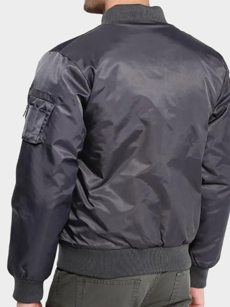 Giubbotto bomber Grigio - Kiabi
