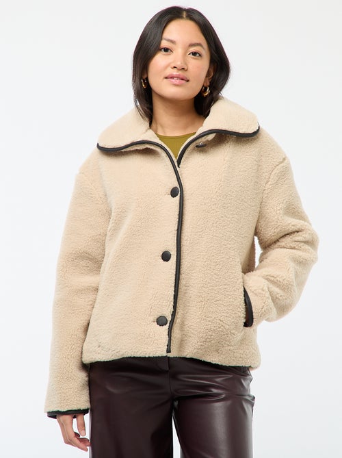 Giubbotto caldo effetto montone - Kiabi