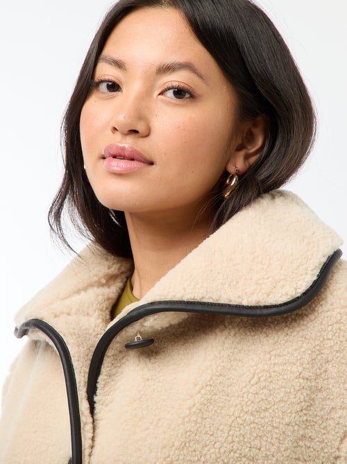 Giubbotto caldo effetto montone - Kiabi