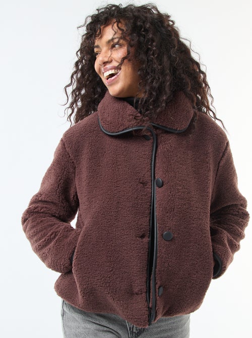 Giubbotto caldo effetto montone - Kiabi