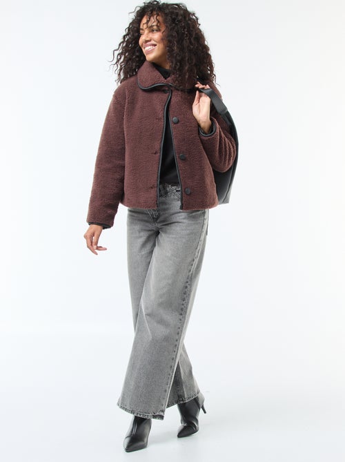 Giubbotto caldo effetto montone - Kiabi