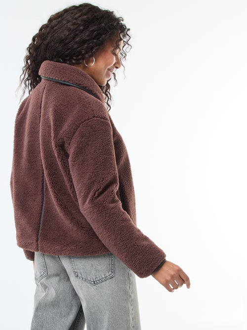 Giubbotto caldo effetto montone - Kiabi