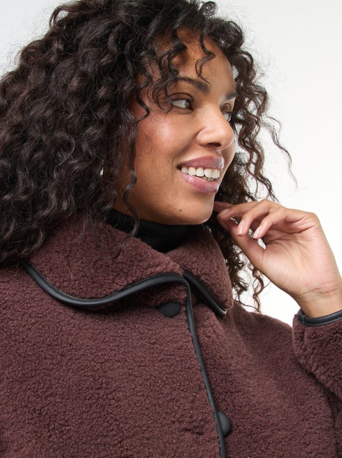 Giubbotto caldo effetto montone - Kiabi