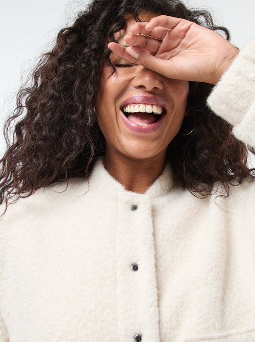 Giubbotto college effetto montone - Kiabi