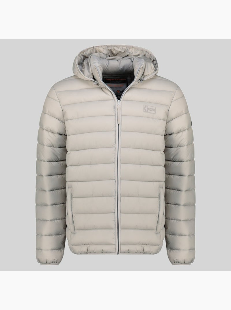 Giubbotto con cappuccio amichoko hood – geographical norway Grigio chiaro - Kiabi