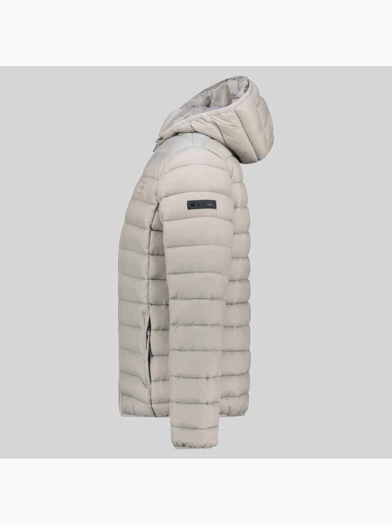 Giubbotto con cappuccio amichoko hood – geographical norway Grigio chiaro - Kiabi