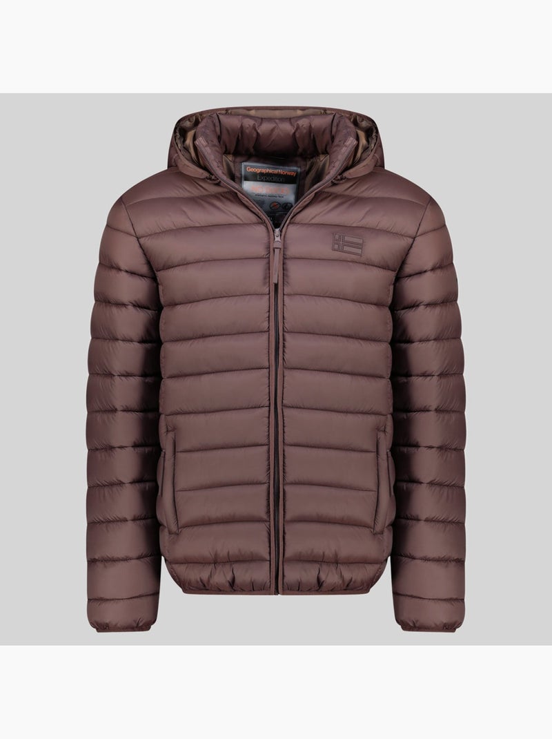 Giubbotto con cappuccio amichoko hood – geographical norway Marrone scuro - Kiabi
