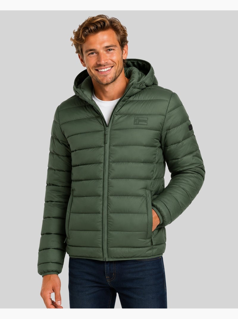 Giubbotto con cappuccio amichoko hood – geographical norway Verde scuro - Kiabi