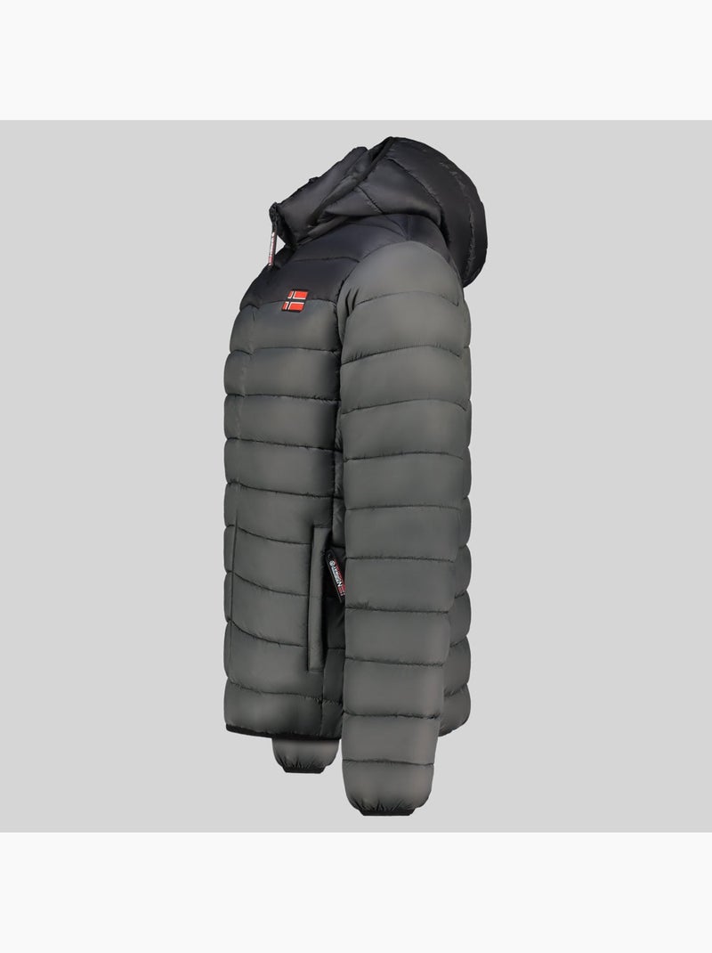 Giubbotto con cappuccio amigoclerc hood – geographical norway Grigio scuro - Kiabi