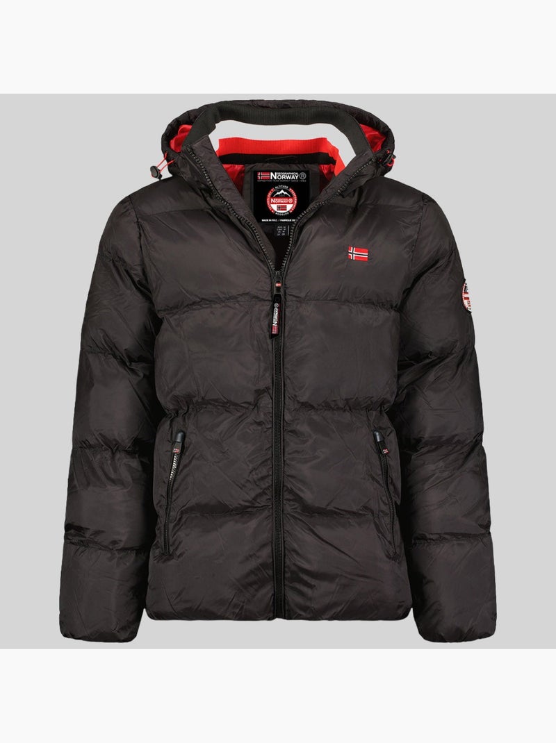 Giubbotto con cappuccio ancelo – geographical norway Nero - Kiabi