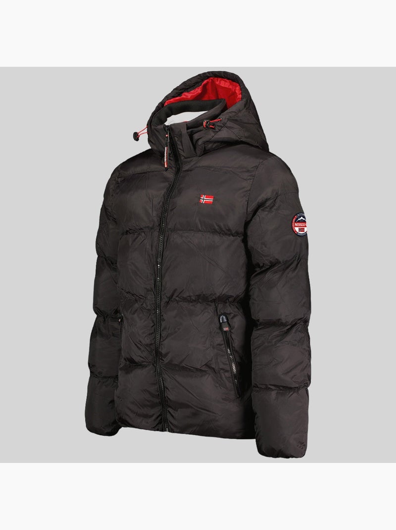 Giubbotto con cappuccio ancelo – geographical norway Nero - Kiabi