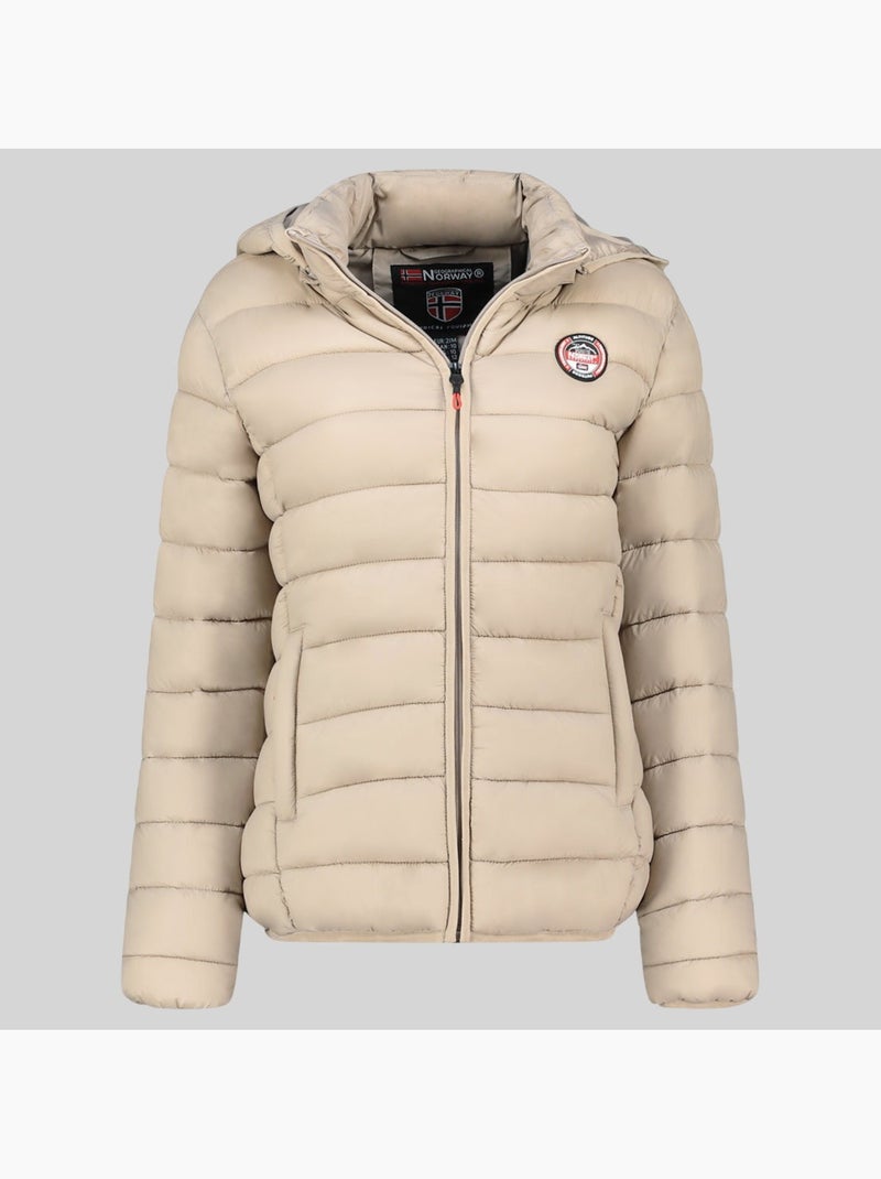 Giubbotto con cappuccio atikabadge hood – geographical norway Beige - Kiabi