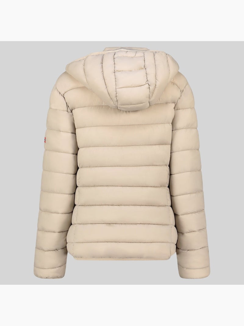 Giubbotto con cappuccio atikabadge hood – geographical norway Beige - Kiabi