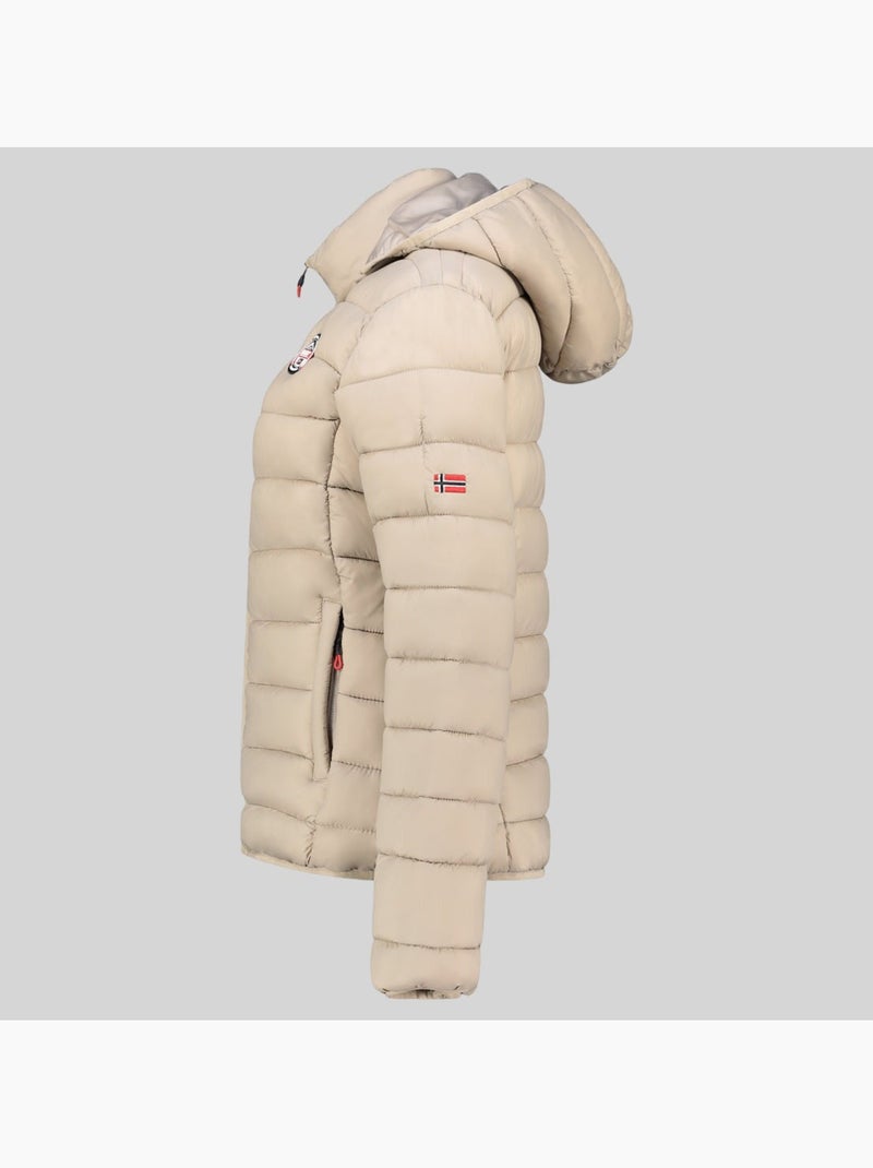 Giubbotto con cappuccio atikabadge hood – geographical norway Beige - Kiabi