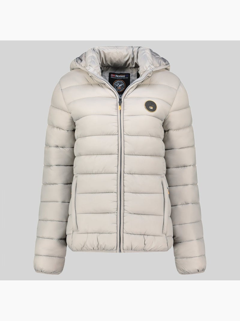 Giubbotto con cappuccio atikamap hood – geographical norway Grigio chiaro - Kiabi