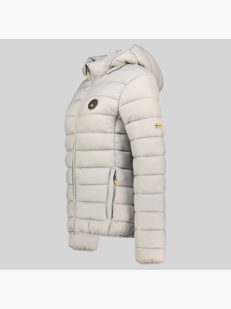 Giubbotto con cappuccio atikamap hood – geographical norway Grigio chiaro - Kiabi
