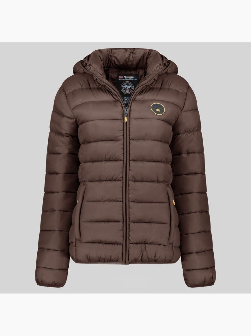 Giubbotto con cappuccio atikamap hood – geographical norway Marrone scuro - Kiabi