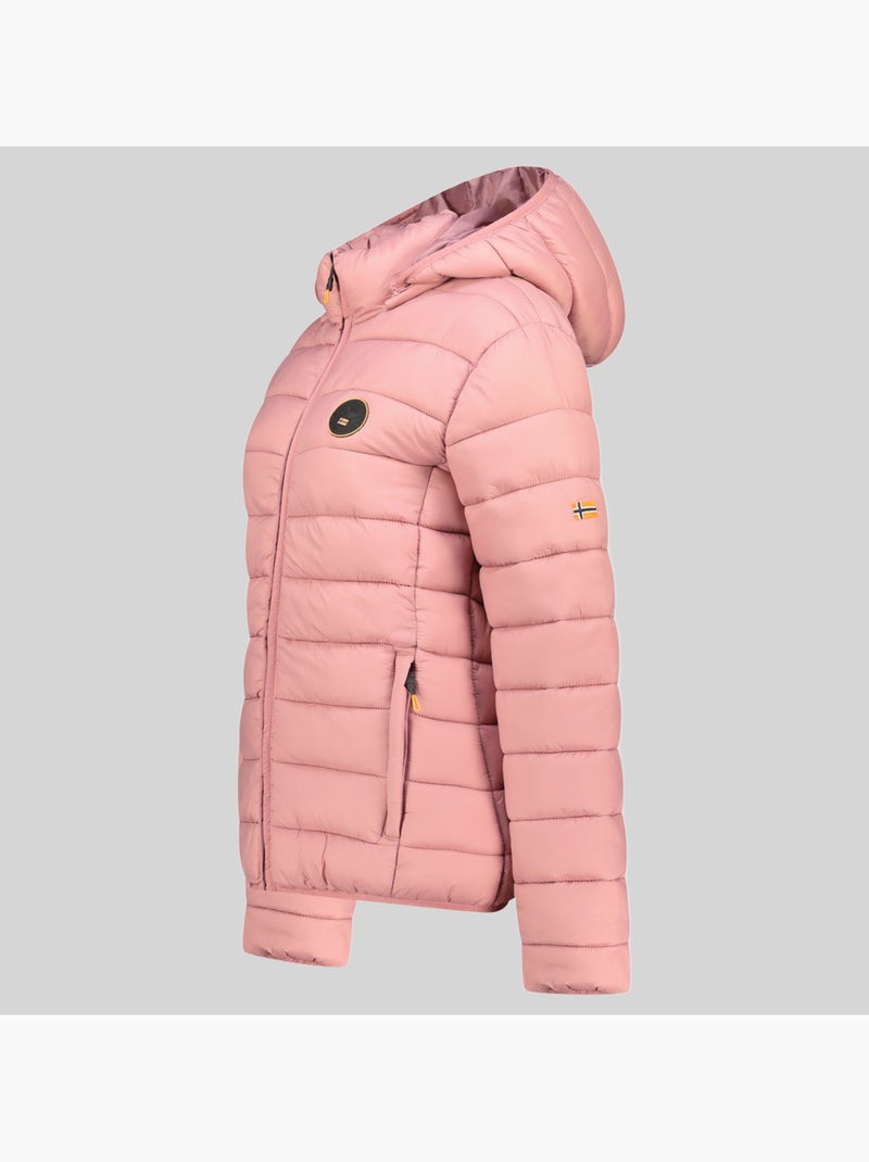 Giubbotto con cappuccio atikamap hood – geographical norway Rosa antico - Kiabi