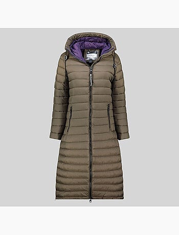 Giubbotto con cappuccio azule long – geographical norway