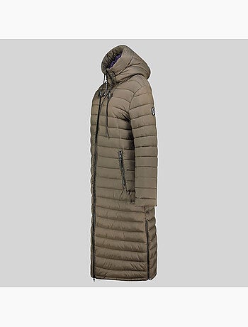 Giubbotto con cappuccio azule long – geographical norway