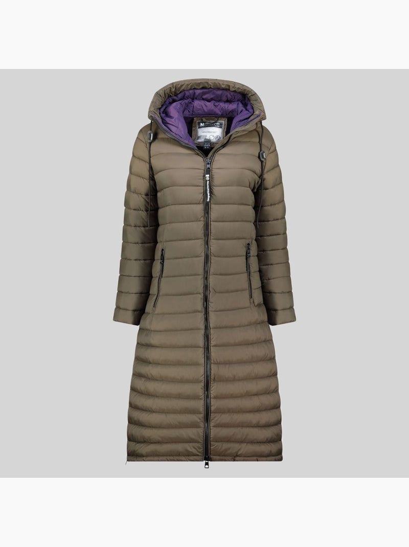 Giubbotto con cappuccio azule long – geographical norway Cachi - Kiabi